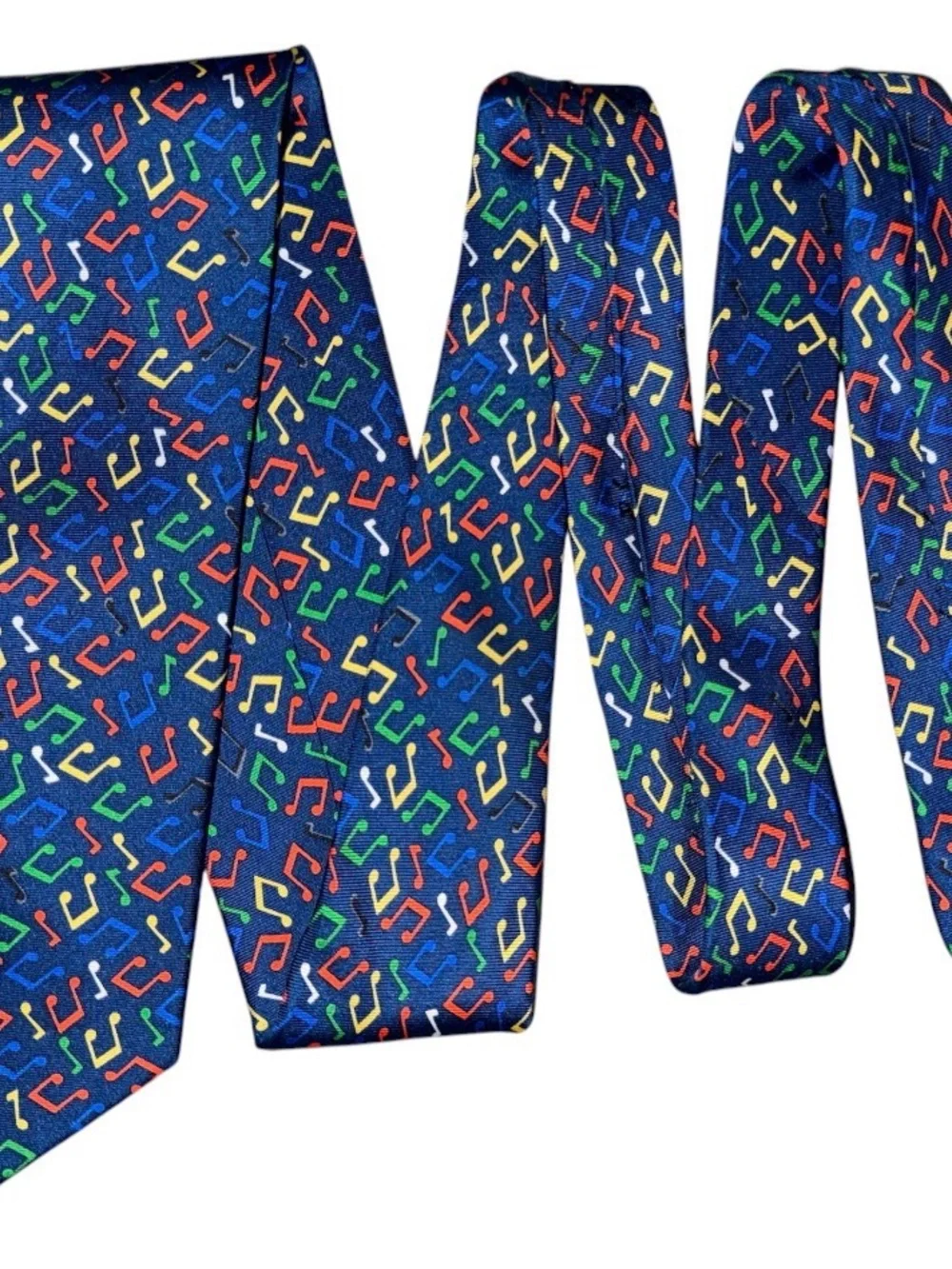Yale‎ Alumni Chorus Power of Song Tour 2007 Silk Music Notes Tie